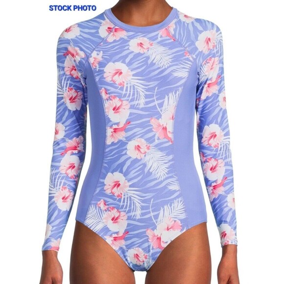 NWT Laguna Swimsuit Set -  One Piece in Size Large & Boy Short Bottoms in Medium - Picture 10 of 13